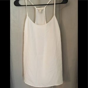 White J Crew Tank